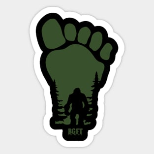 Forest Footprint Sticker